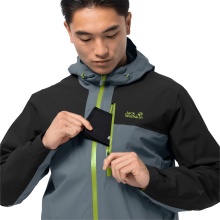 Jack Wolfskin Hiking Functional Jacket Go Hike (wind-/waterproof) storm grey Men